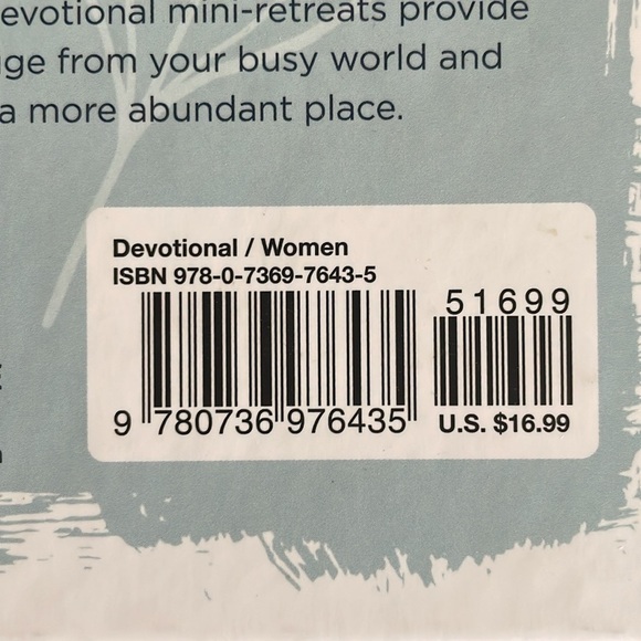 Kathi Lipp, An Abundant Place, Devotional Hardcover Book with Floral Design - Picture 5 of 5